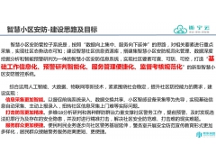 “遂宁云”智慧小区安防系统建设规划设计解决方案